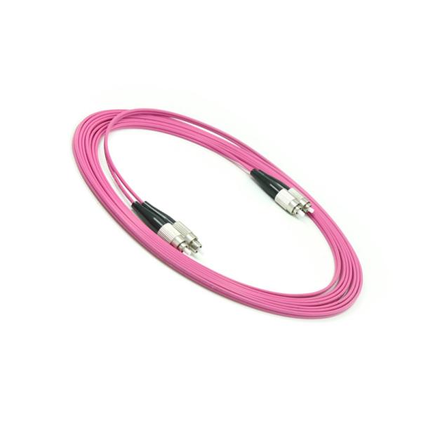 FC UPC Fiber Optic Patch Cables OM4 LSZH 125um Single Core