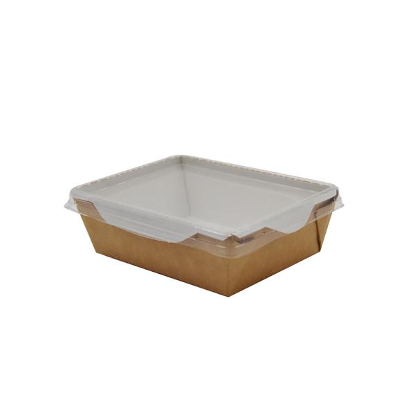 Custom Eco-Friendly Disposable Kraft Chicken Lunch Paper Box For Hot Food And Fruits