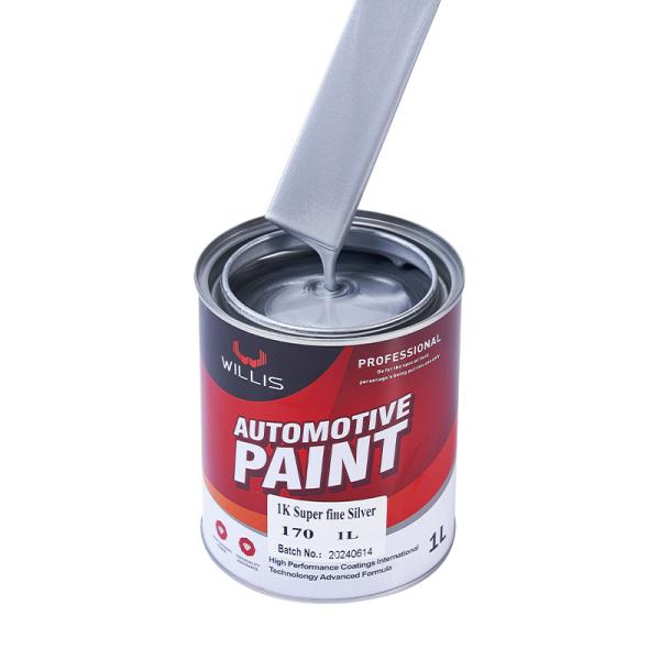 Mixed Blue Shining Silver Metallic Automotive Paint Heat Resistant Adjustable Size Acrylic Lacquer Spray Paint