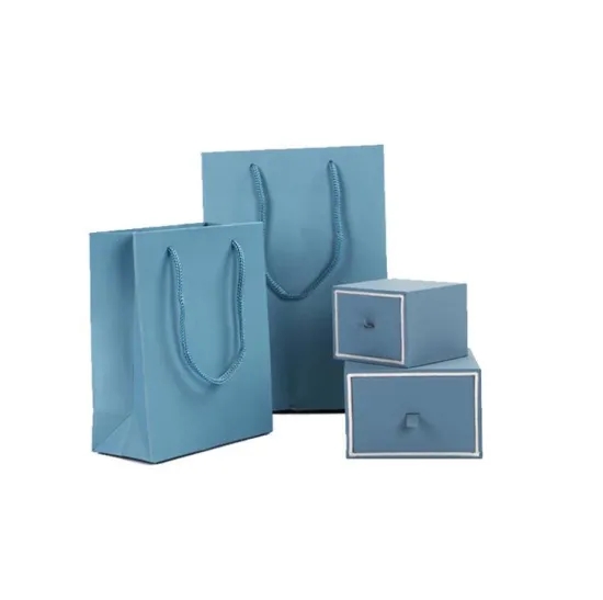 Handmade 3mm Small Foldable Cardboard Boxes For Jewelry Necklace