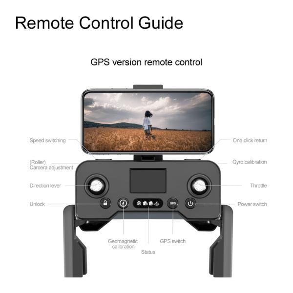 Drone de carga de longa duração com carregamento USB 3000M controle remoto