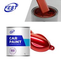 Système de mélange de peinture de voiture rouge métallique rouge pour la réparation de peinture de voiture