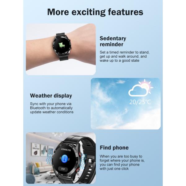 Fitness Heart Rate Smart Watch For Huawei with Multi-sport Mode 1.28 inch Touch Screen