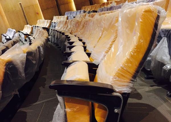 1.5mm Thick Church Auditorium Chairs University College Lecture Hall Seating