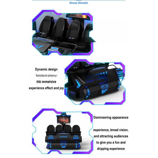 Hot sale 4 players 9d vr game machine virtual reality vr movies simulator vr cinema for Indoor 9dvr theme park