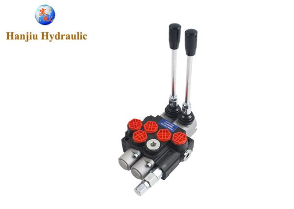40 Liter Monoblock Control Valve 2P40 Two Spools G 3/8 Open Center Spool 2P40 A1C1 GKZ1