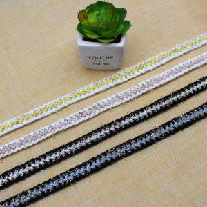 20KJ50 équilibre métallique de tresse de crochet du polyester 1cm