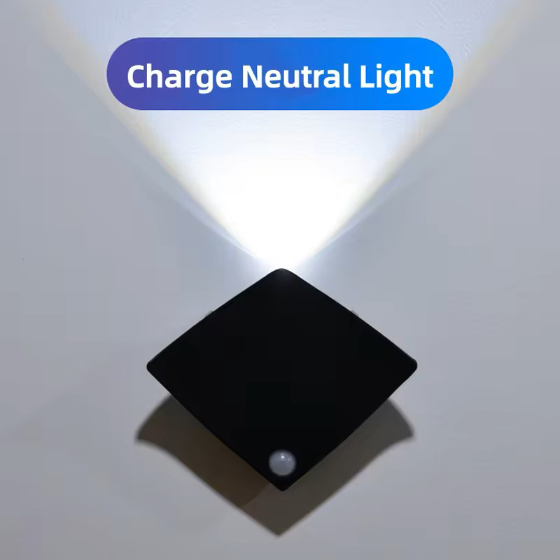 New Multifunctional Intelligent Human Body Sensor Light Devil Rays Shape LED Motion Sensor Light