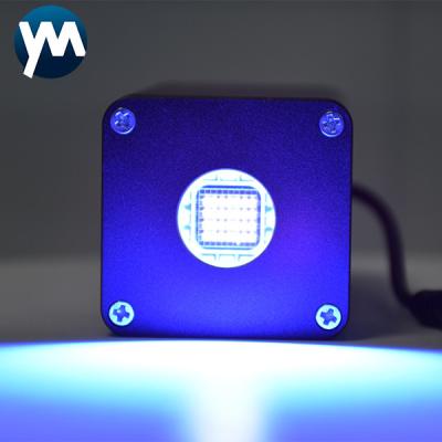 Lanterna elétrica UV 72W do diodo emissor de luz que cura a colagem UV portátil da lâmpada que cura a lanterna elétrica 365nm