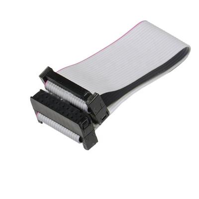 2.54 mm pitch Flat Flexible Ribbon Cable , 10 Pin IDC Cable 60mm Length