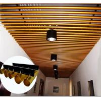 Edifício Decorativo Suspensão Linear de Tecto Metálico Tubos Redondos de Alumínio Com Malha Metálica Perforada