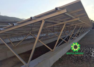 Sistema solar à terra de alumínio da montagem na entrega rápida da fonte do curto período de tempo