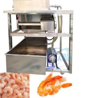 Équipement de transformation de crevettes de fruits de mer Machine à laver les cheveux de crevettes Séparateur de déchets de crevettes