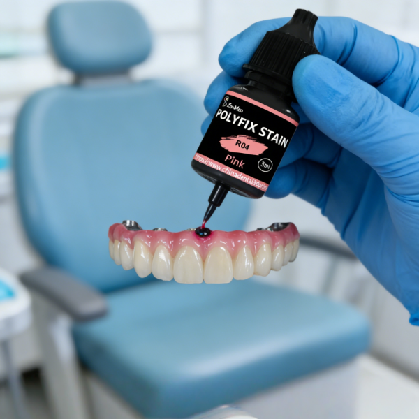 Curing time 30-60S Dental Lab Gum Shades Set Providing 20 Shades for Color Matching in Dental Prosthetic and Restoration Work