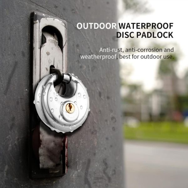 Sheer 70mm Eco-Friendly Stainless Steel Anti-Theft Lock Warehouses Durable Key Unlock System Waterproof Gates Cake Lock Chain