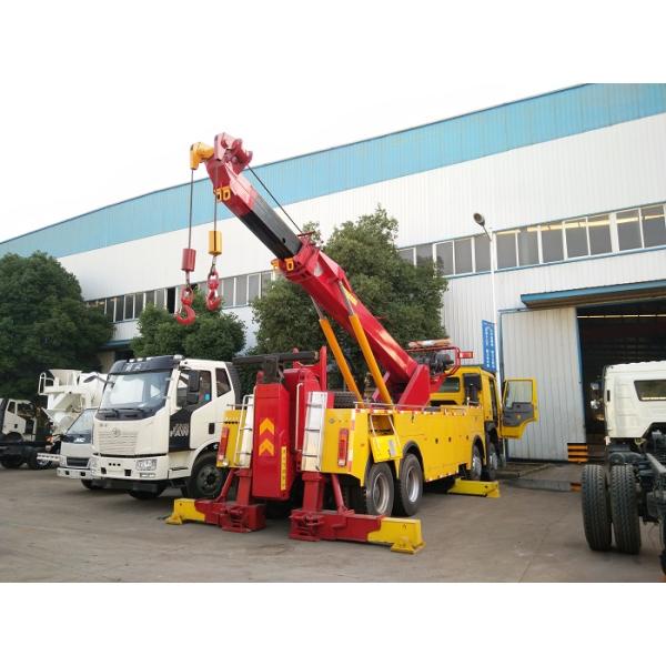 Sinotruk Howo 40 Tons Flatbed Recovery Truck Heavy Duty 8X4 371HP Customized Color