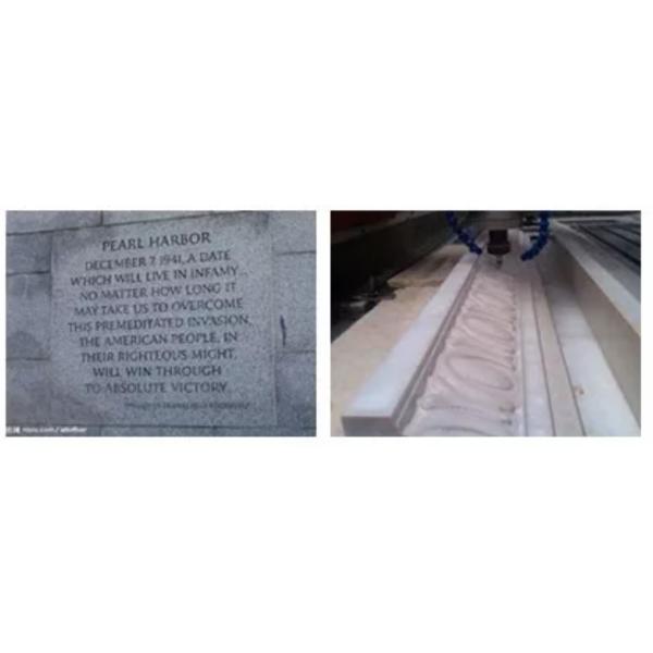 3d Stone cnc router machine for carving and cutting for marble tombstone