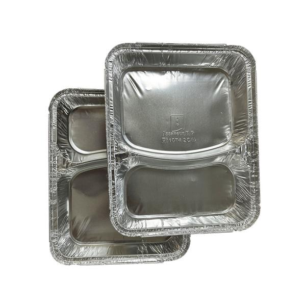 Silver Food Packing Disposable Wrinkle Wall Aluminum Foil Serving Containers Food Bowls