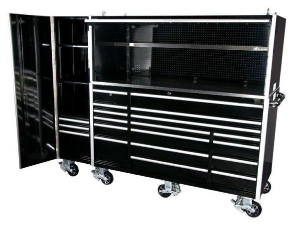 Garage and Workshop Heavy Duty ESD Rolling Lockable Metal Tool Cabinets with Drawers