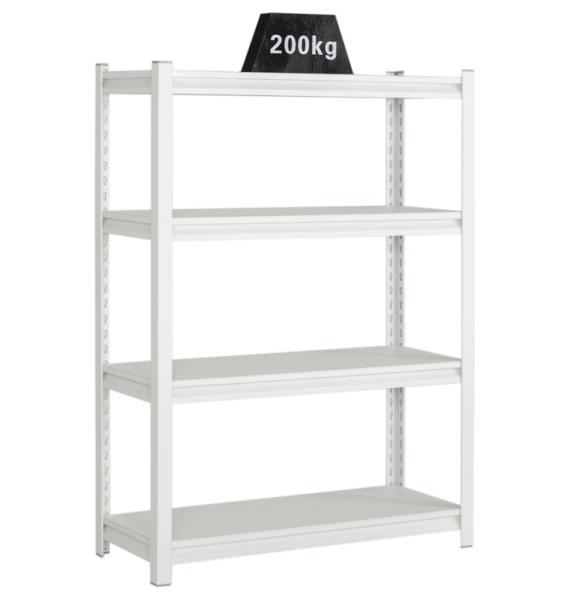 Light Duty Supermarket 4 Tiers Metal Storage Rack