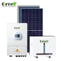 Système d'énergie solaire éolienne hybride blanc chaud pour une énergie durable