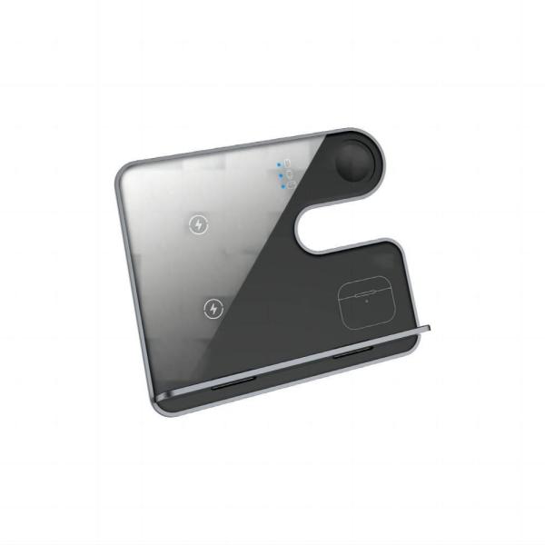 Detachable Braket Qi Standard 3in 1 Wireless Charging for Smart Devices