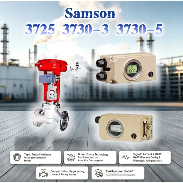 New Samson 3725 3730-3 3730-5 High Precision Electro Pneumatic Valve Positioner Industrial Steam Control Valve