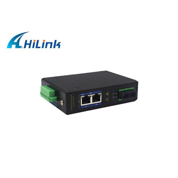 Конвертер 220VAC RJ45 средств массовой информации SC IP30 1000BASE промышленный