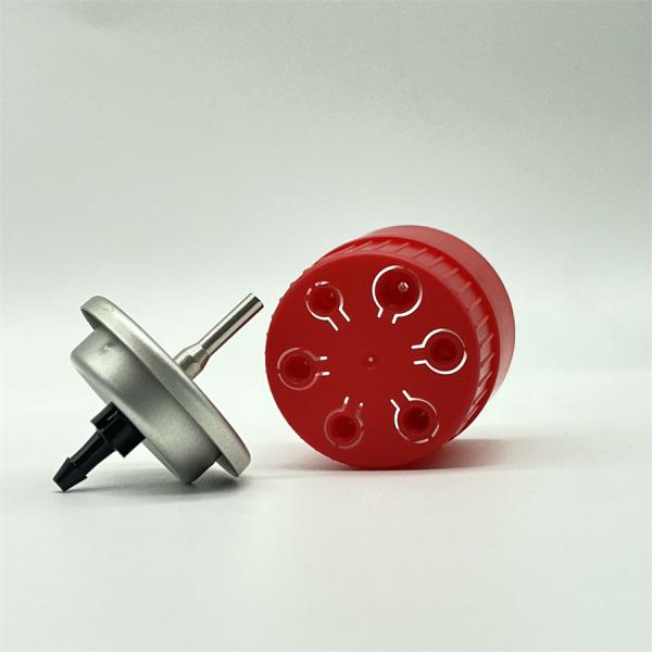 1 Inch Butane Lighter Gas Valve Refill Valve with Flip Top Cap