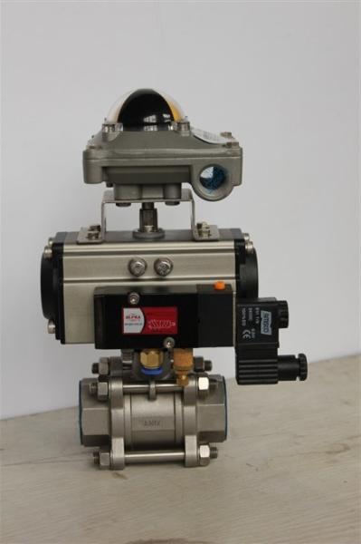 Válvula de comando Válvula de solenoide de atuador pneumático