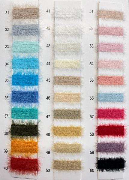 Fio acolhedor de 100% e macio de nylon da pena para tricotar manualmente luvas do xaile do lenço