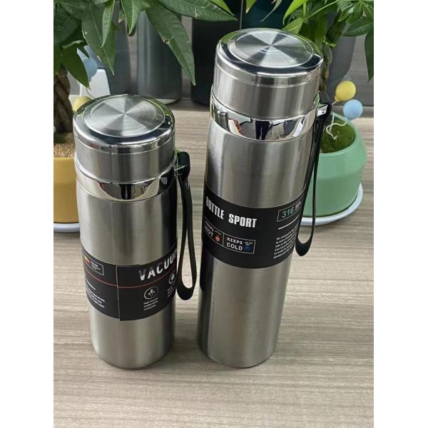 Suministro exclusivo transfronterizo de 316 Thermos Mug de acero inoxidable Sling portátil caldera de viaje de gran capacidad botella de agua para deportes al aire libre lote