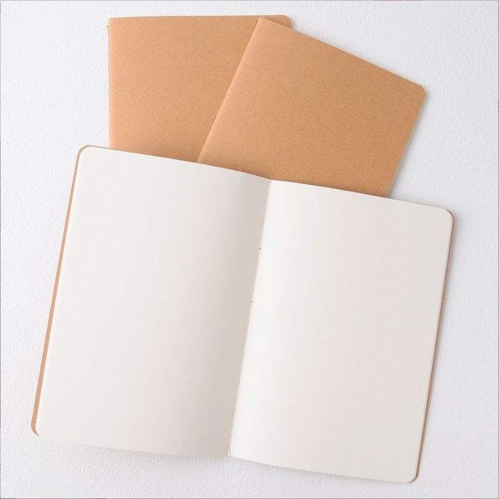 Brown Cover Sketchbook Memo Diary Subject Journal Planner for Students and Travelers