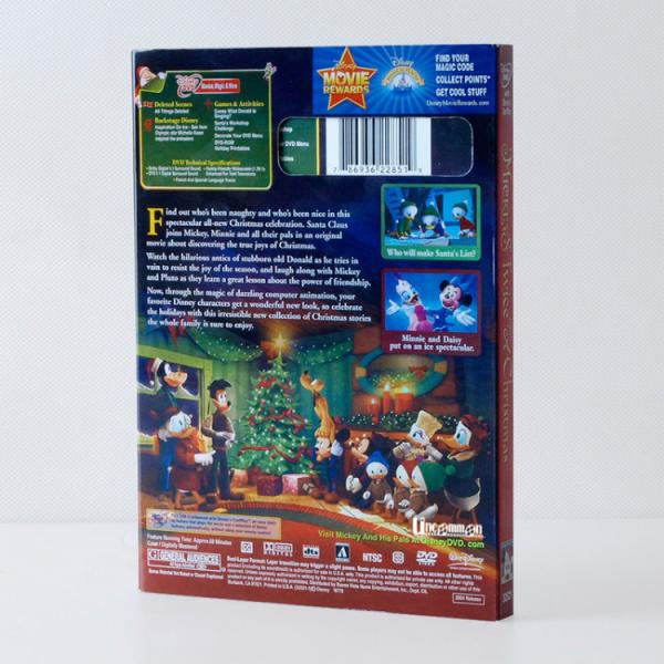 Mickey's Twice Upon a Christmas disney dvd movie children carton dvd with slipcover case