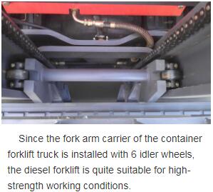 Internal Combustion Diesel Forklift Truck Large Capacity 4.5 Ton High Performance
