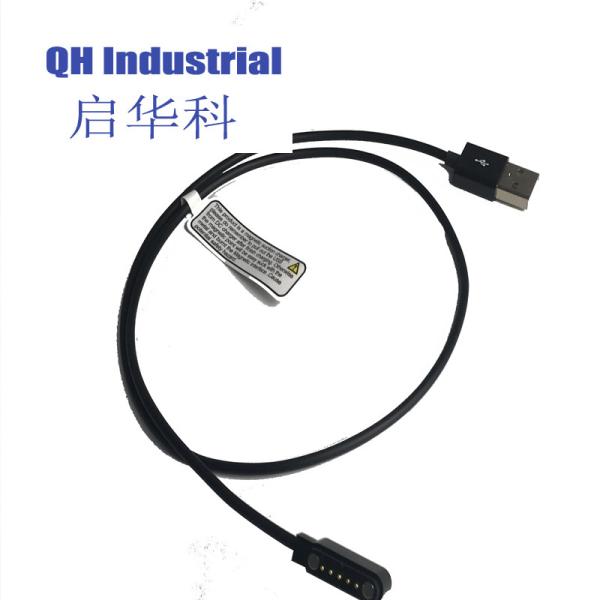 5Pin Male 1A 2A 3A 4A 5A Current Rate Smart Watch Electronical Cigarret PCB Connector Magnetic Pogo Pin Connector