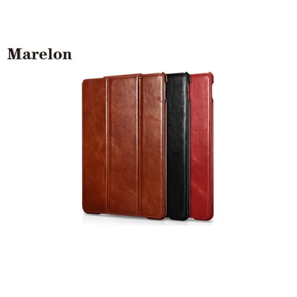 Classical Genuine Leather Ipad Air Case / Ipad Pro Case Protect Tablet Against Dirt