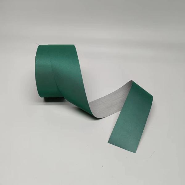 Зелёная отражающая ткань с высокой видимостью для швейной безопасности одежда сумки модная рабочая одежда