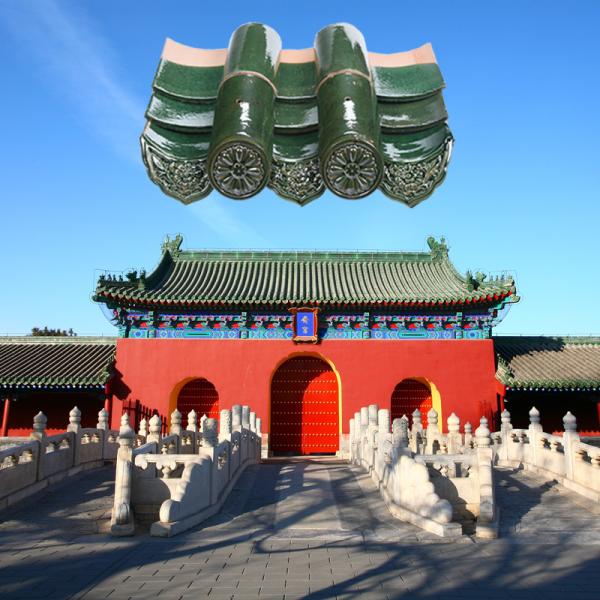 Antique Temple Chinese Glazed Roof Tiles