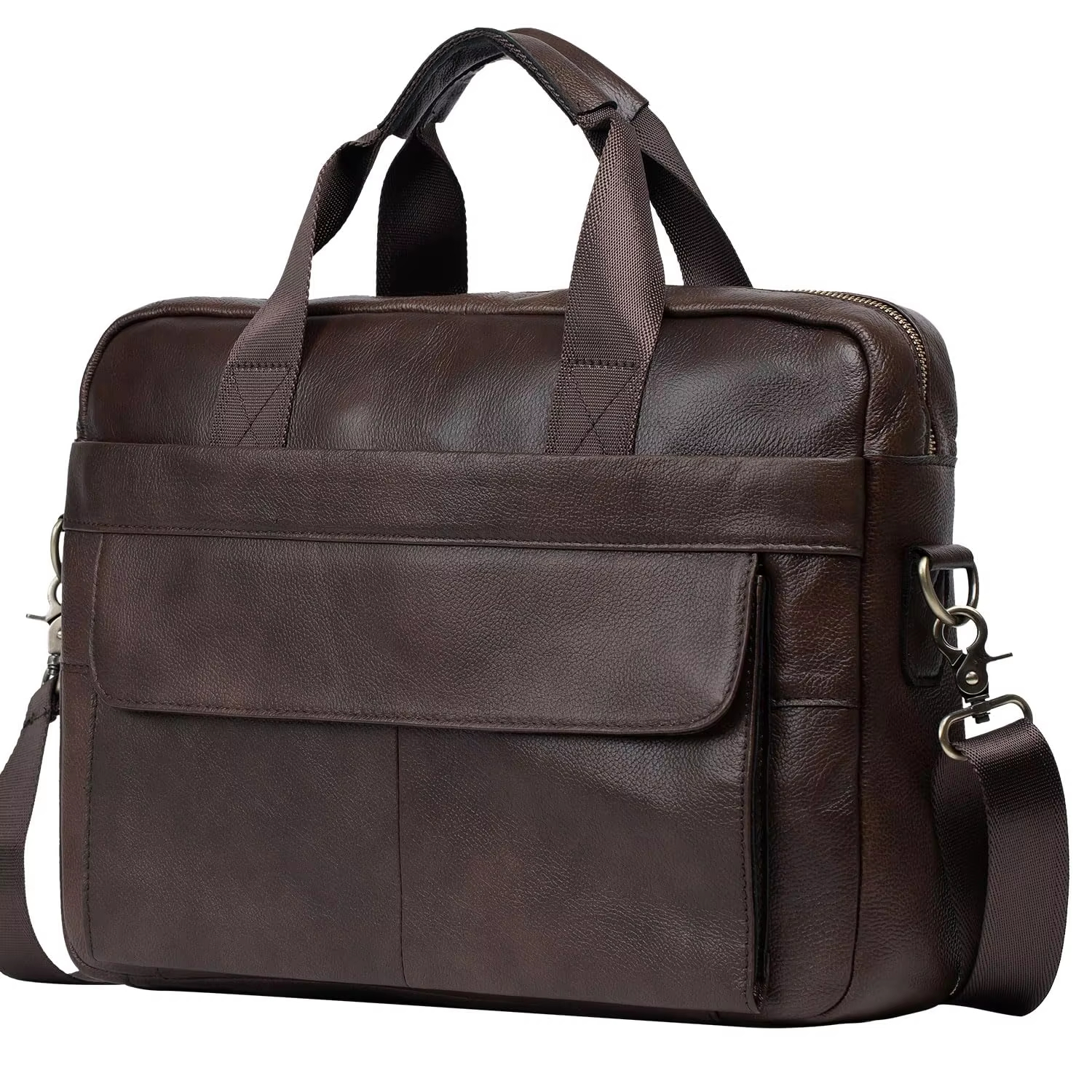 For Laudtec Leather Laptop Briefcase Elegant Luxury Business Backpack with Shoulder Strap Pure Colour Simple Design-DNB47 Wholesale OEM/ODM/Private Label