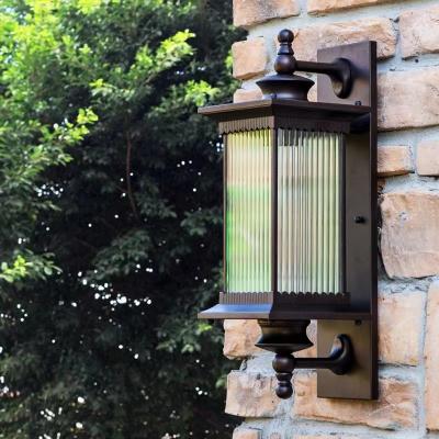 Luzes conduzidas impermeáveis exteriores da parede E27 para o vidro de alumínio 280x600MM 220V do caminho