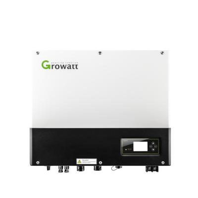 10kw Growatt 3 fase 400v híbrido bateria de lítio de alta tensão inversor solar com 5