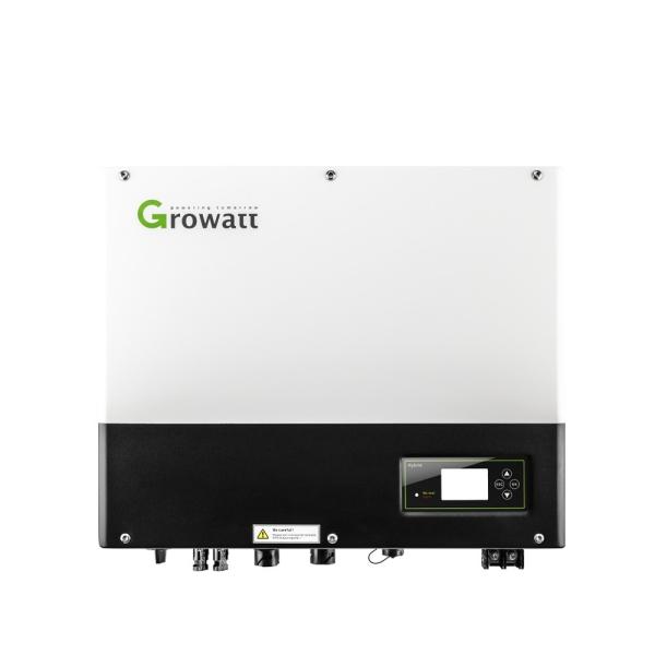 10kw Growatt 3 fase 400v híbrido bateria de lítio de alta tensão inversor solar com 5