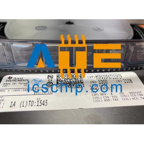 MSP430F6723IPZRのマイクロ制御回路ICテキサス・インスツルメントMCU 16BIT 64KBフラッシュMSP430