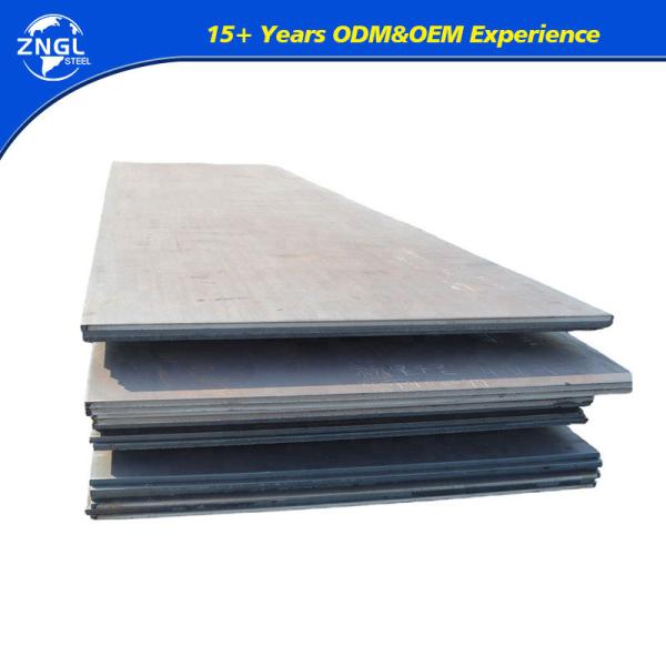 Q235/Q235B/Q345/Q345b/Q195/St37/St42/St37-2/St35.4 tôle en acier au carbone pour la construction navale
