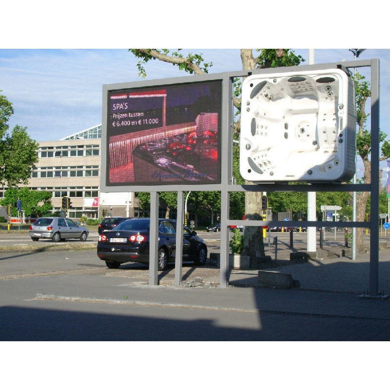 Outdoor Led Sign Panels Billboard P3.91 with 500x500mm cabinet and3840hz refresh rate