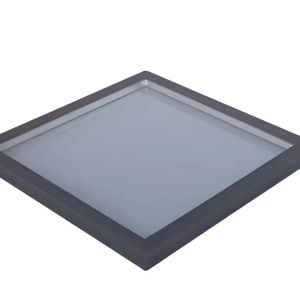 18mm Fireproof Insulated Low E Glass Curtain Wall Flat Shape