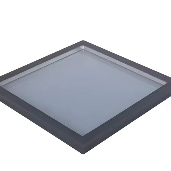18mm Fireproof Insulated Low E Glass Curtain Wall Flat Shape