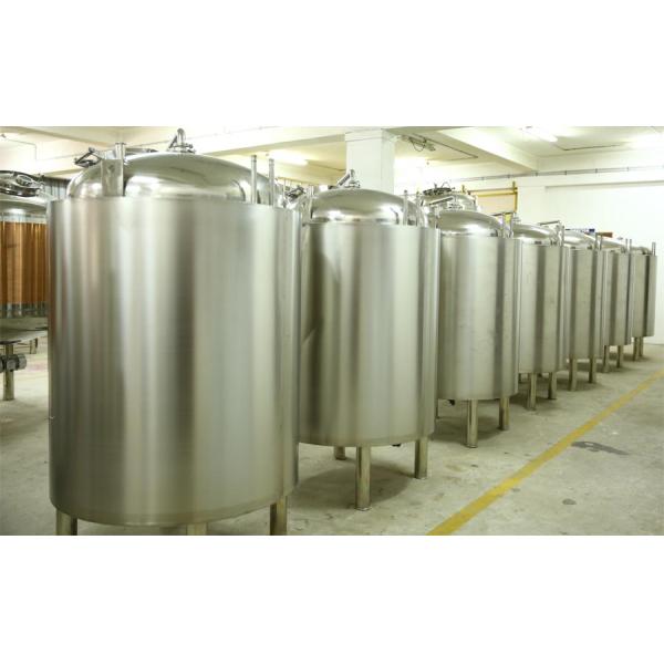1000 Liters Bright Beer Tank Stainless Steel 304 With Side Manhole Energy Saving