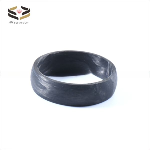 6mm 8mm Black Carbon Fiber Ring for Men and Women Main Stone N/A Setting Type Invisible Setting